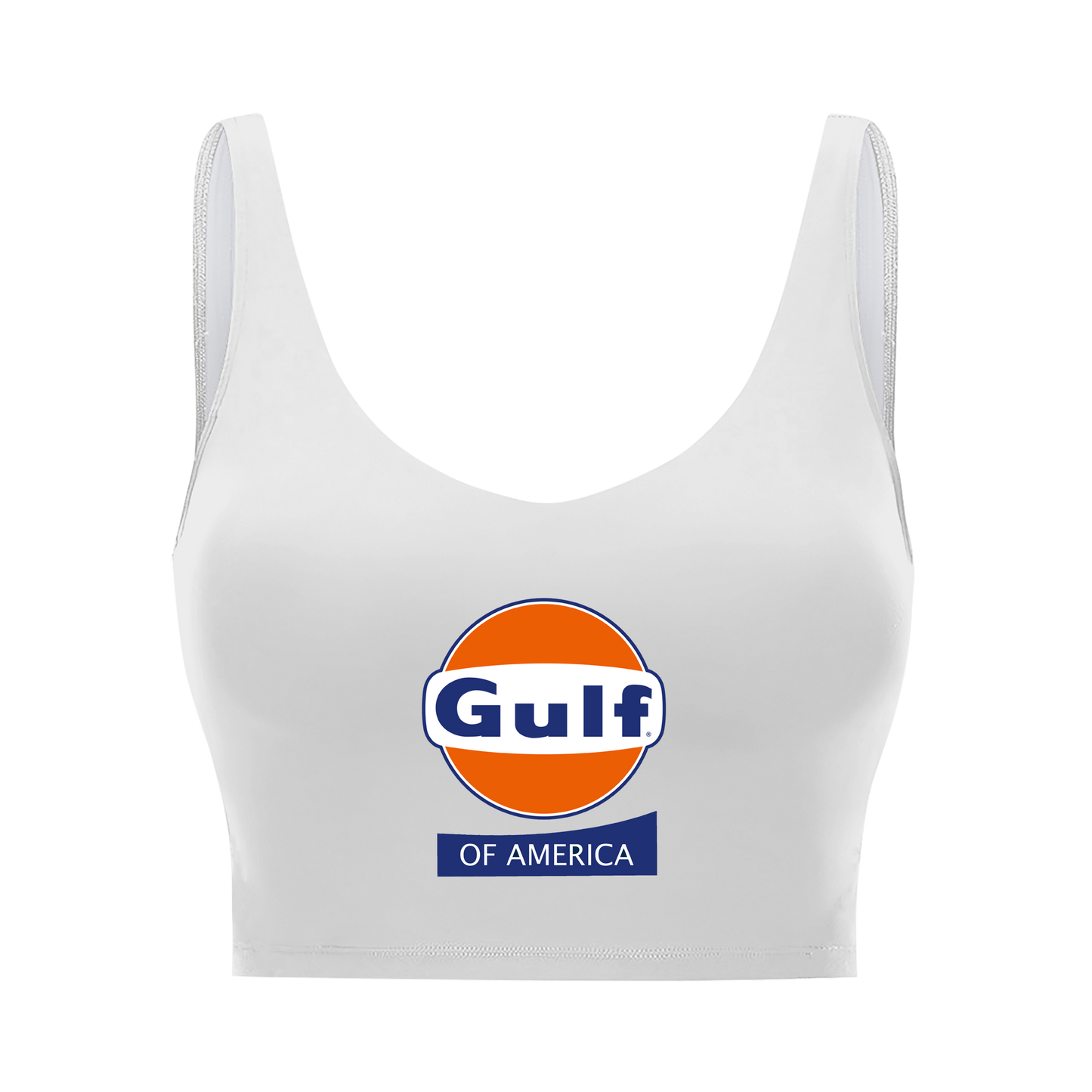 Women's Vintage Gulf of America Sports Bra - Activewear for Fit Gun Enthusiasts