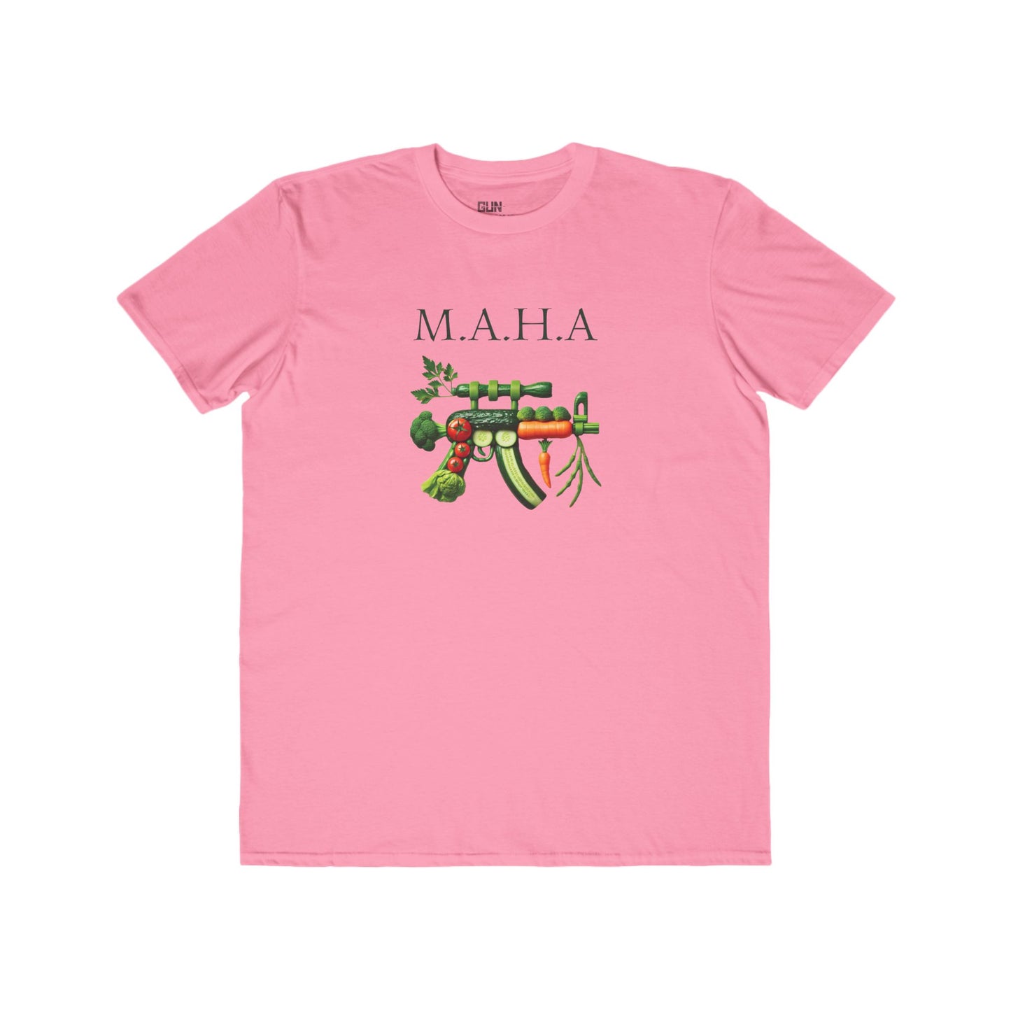 MAHA Vegetable Graphic Tee - Shirt for Health and Firearm Enthusiasts