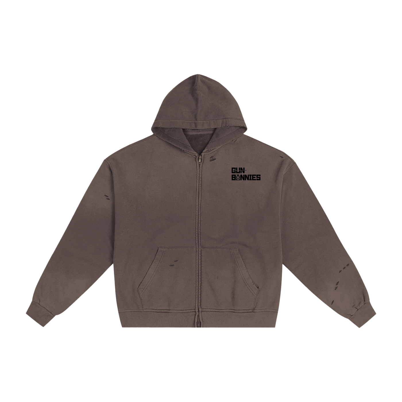Gun Bunnies Sunfade Zip Sweatshirt