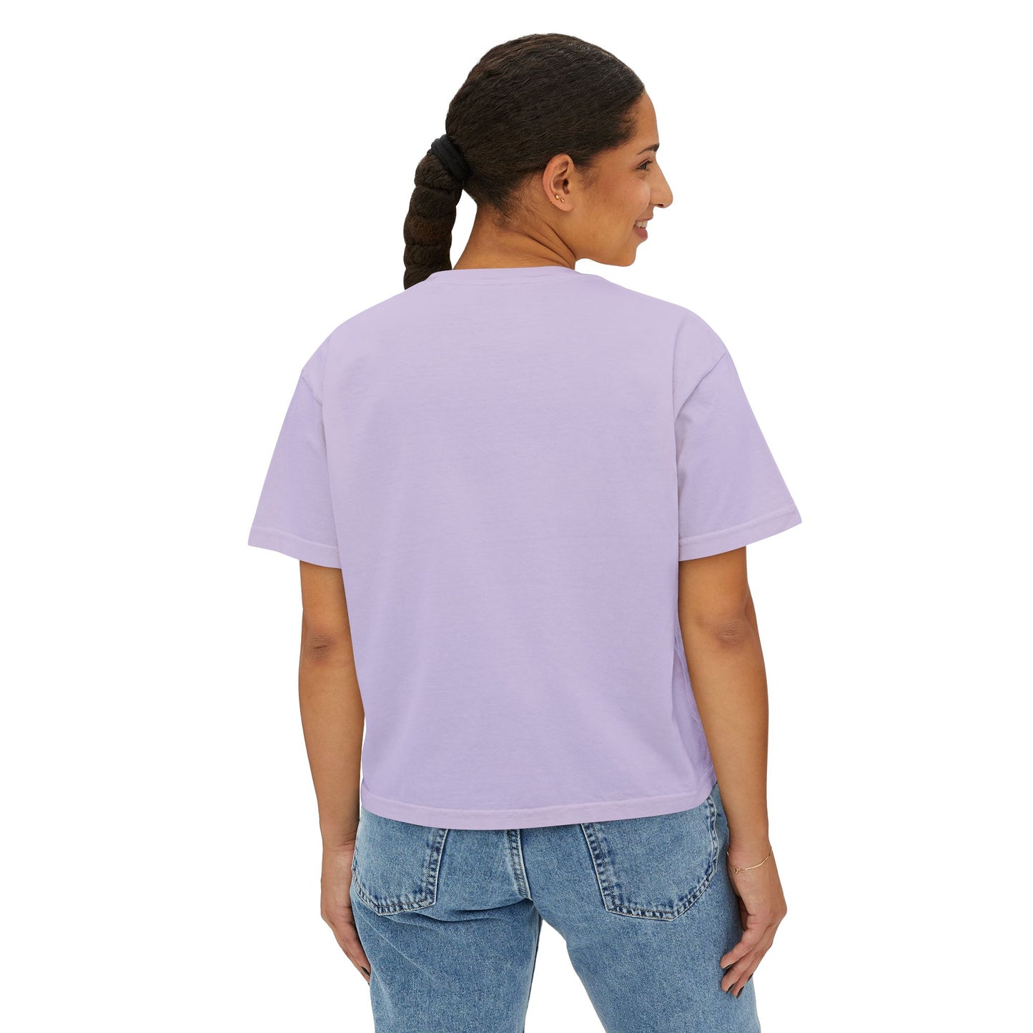 Gun Bunnies Women's Boxy Tee – Cute Retro Graphic Crop T‑Shirt