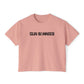 Gun Bunnies Women's Boxy Tee – Cute Retro Graphic Crop T‑Shirt
