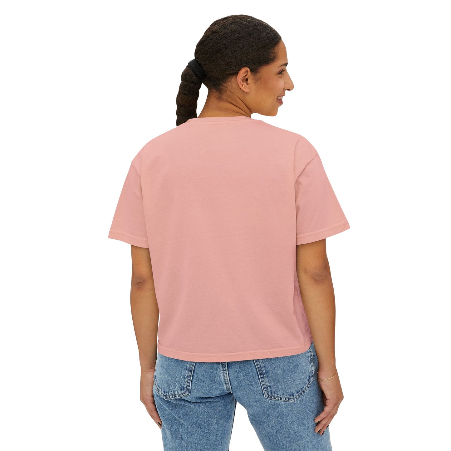 Gun Bunnies Women's Boxy Tee – Cute Retro Graphic Crop T‑Shirt