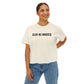 Gun Bunnies Women's Boxy Tee – Cute Retro Graphic Crop T‑Shirt
