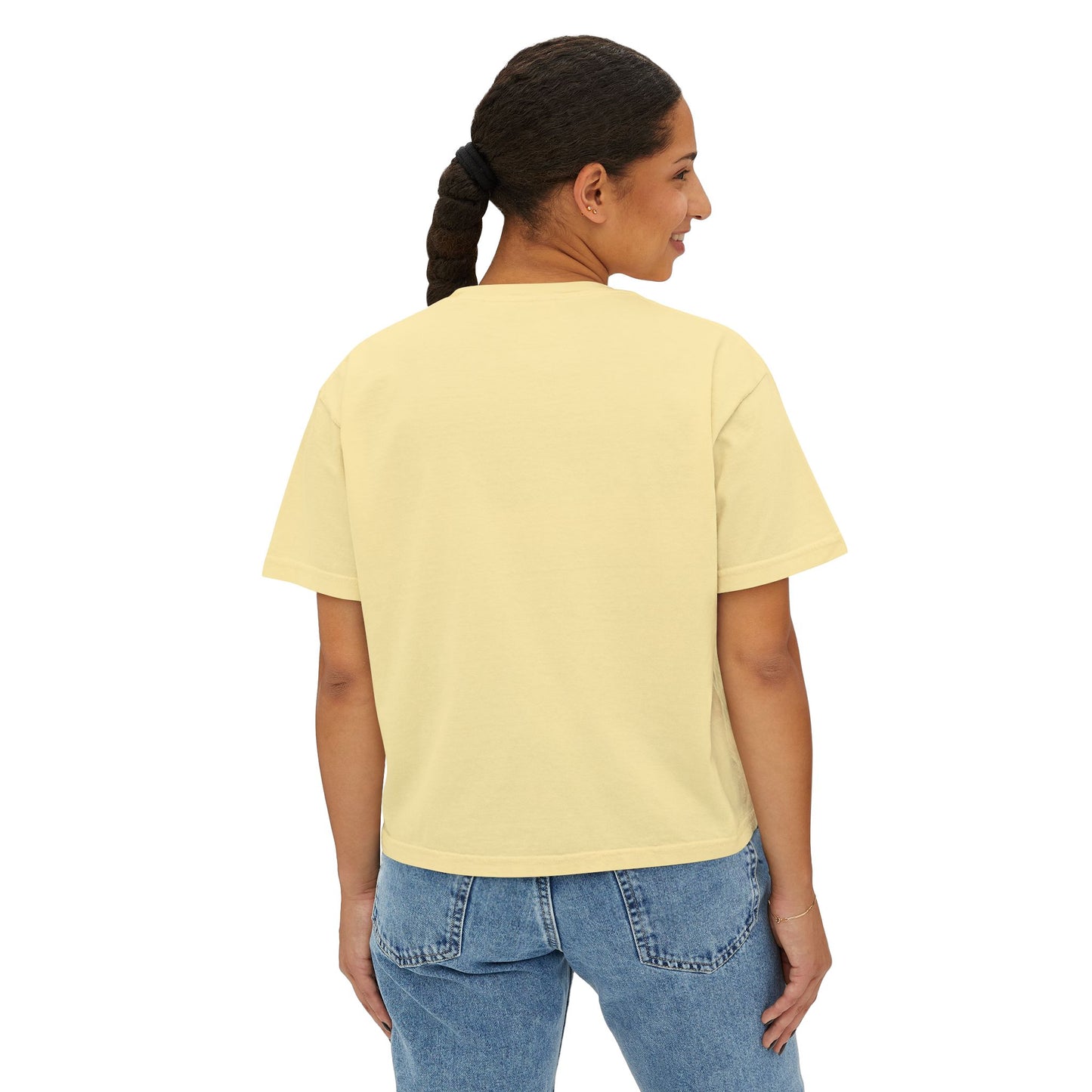 Gun Bunnies Women's Boxy Tee – Cute Retro Graphic Crop T‑Shirt