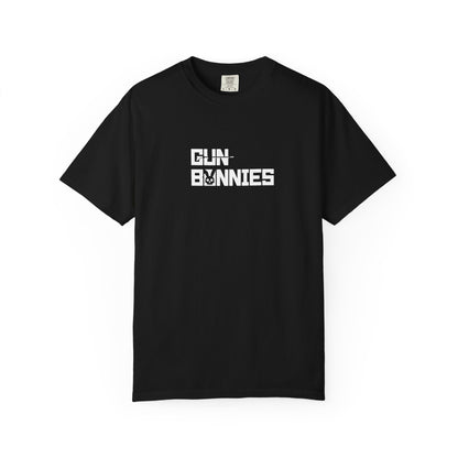 Gun Bunnies Rabbit Skull Graphic T‑Shirt