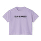 Gun Bunnies Women's Boxy Tee – Cute Retro Graphic Crop T‑Shirt