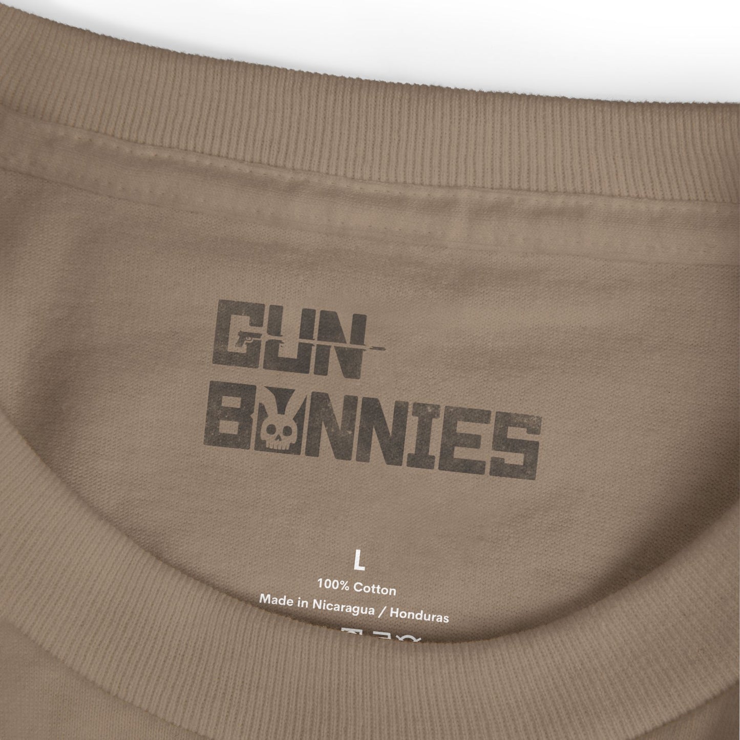 Gun Bunnies Heavyweight Unisex Tee - Casual Streetwear for Gun Lovers