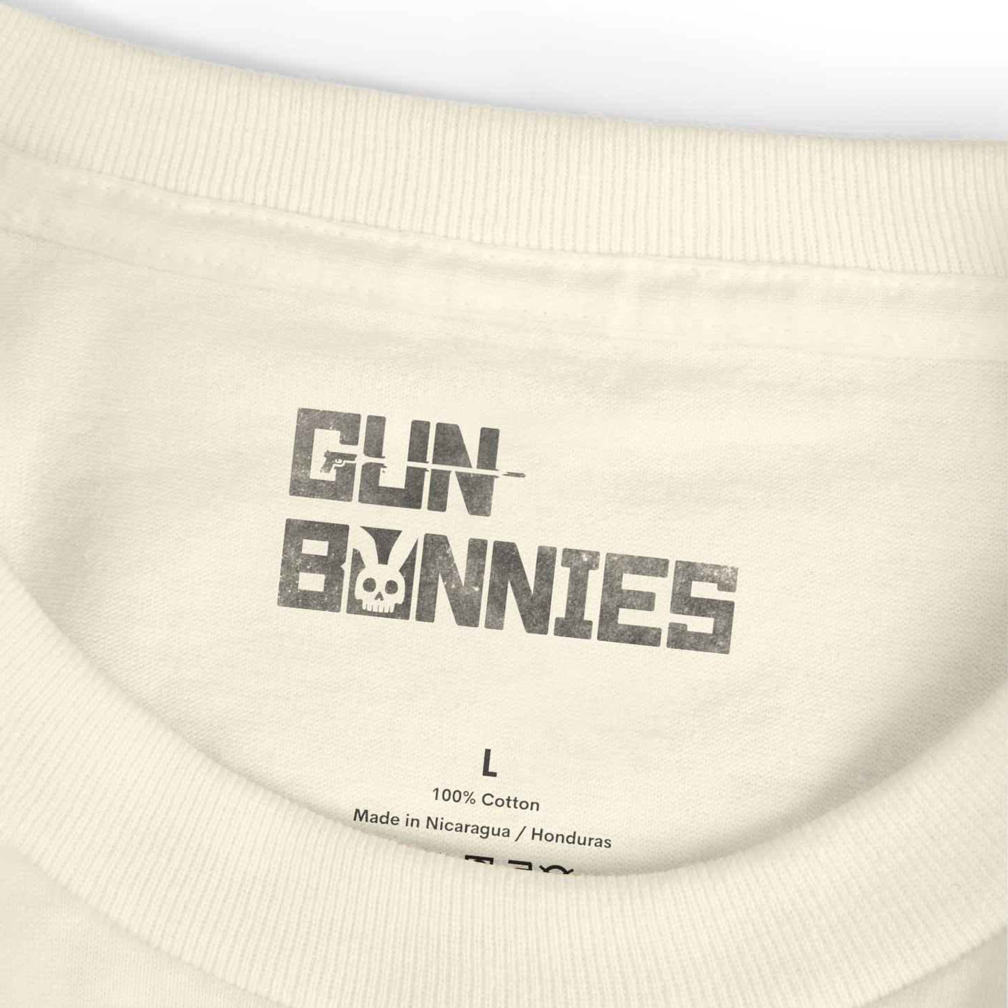 Gun Bunnies Heavyweight Unisex Tee - Casual Streetwear for Gun Lovers