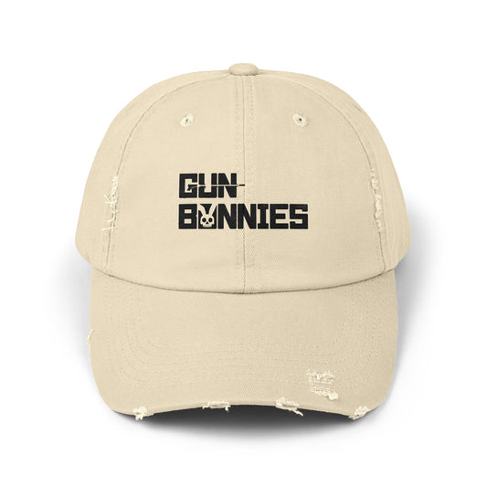 Gun Bunnies Distressed Unisex Cap - Casual Vibe for Gun Lovers