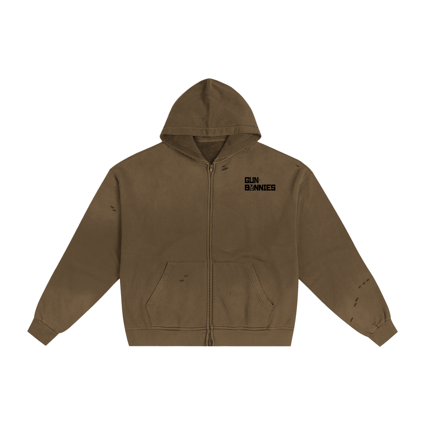 Gun Bunnies Sunfade Zip Sweatshirt
