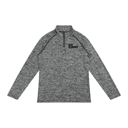 Gun Bunnies Quarter-Zip Long Sleeve T-Shirt