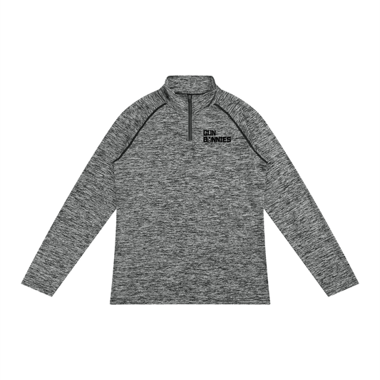 Gun Bunnies Quarter-Zip Long Sleeve T-Shirt