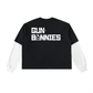 Gun Bunnies Layered Contrast Long Sleeve T-Shirt